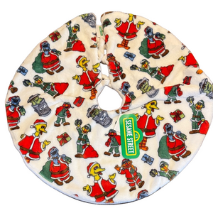 Sesame Street Holiday Tabletop Tree Skirt Size 24" NWT